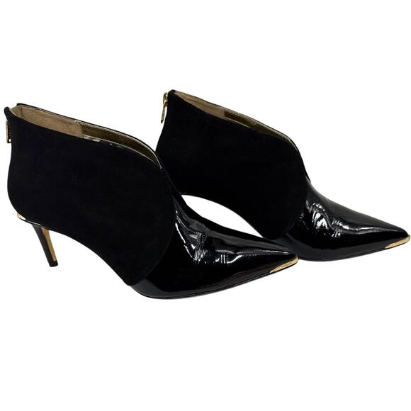 Ted Baker London Suede and Patent Leather Hainns Booties, US Size 9, Women - Picture 2 of 12